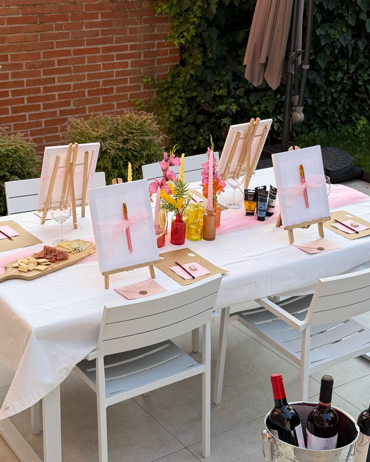 Taller de manualidades para celebrar un cumpleaños en Madrid